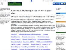 Tablet Screenshot of come2jesus.com.au